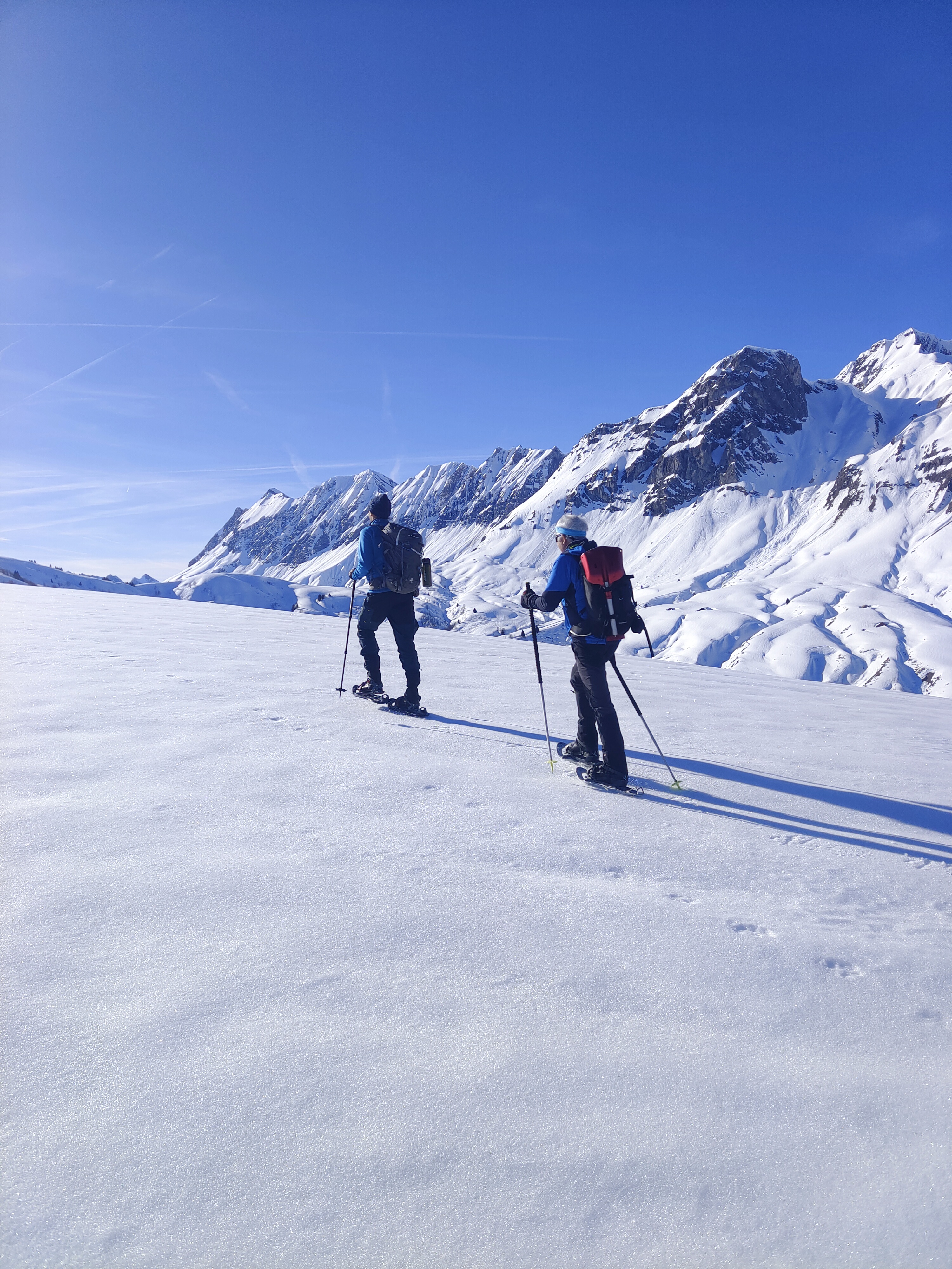 Sortie raquettes en Oisans