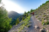 Randonneur en montagne